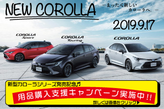 カローラシリーズ,用品購入支援キャンペーン