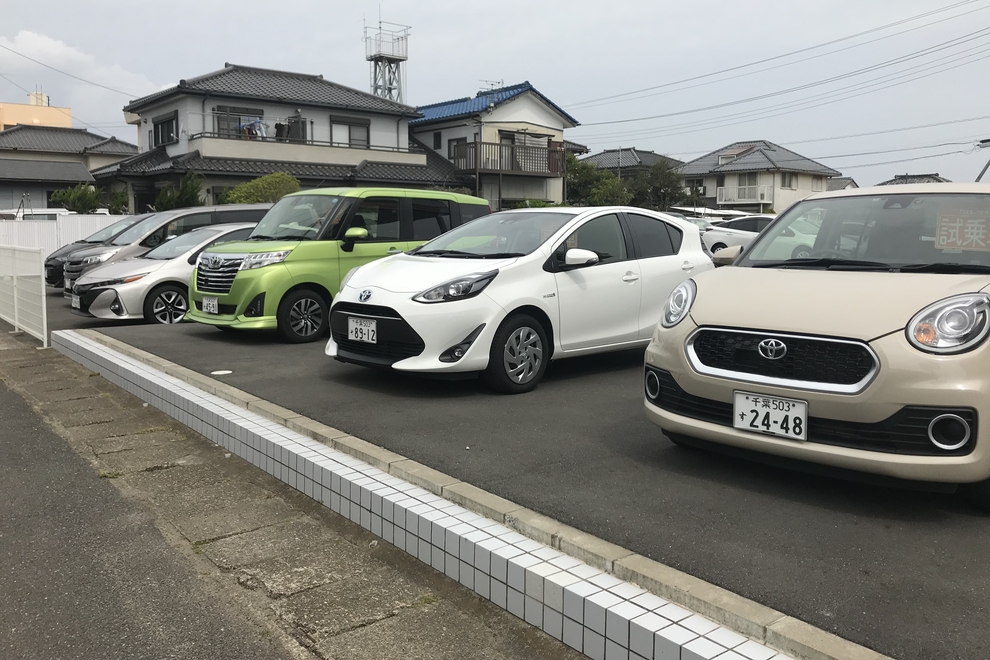 銚子松岸試乗車コーナー