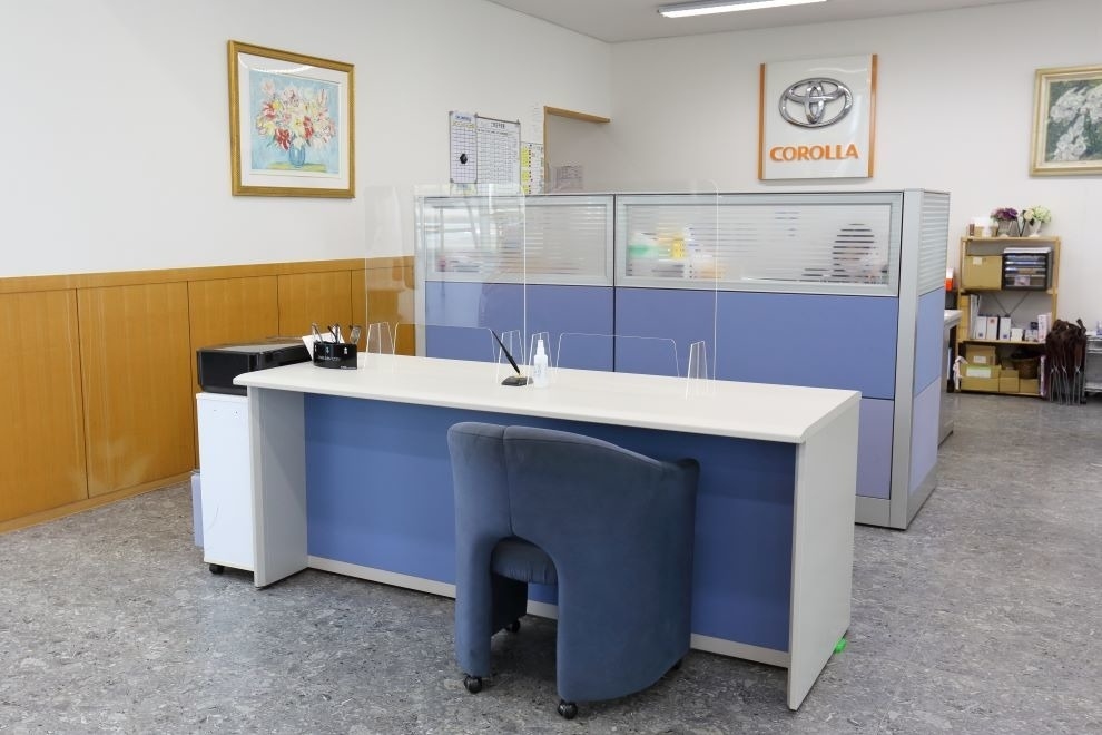 千葉ニュータウン店,受付カウンター