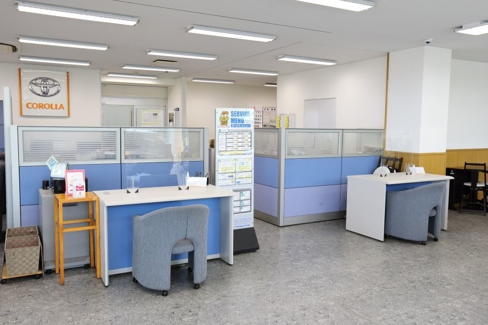 習志野店,受付カウンター