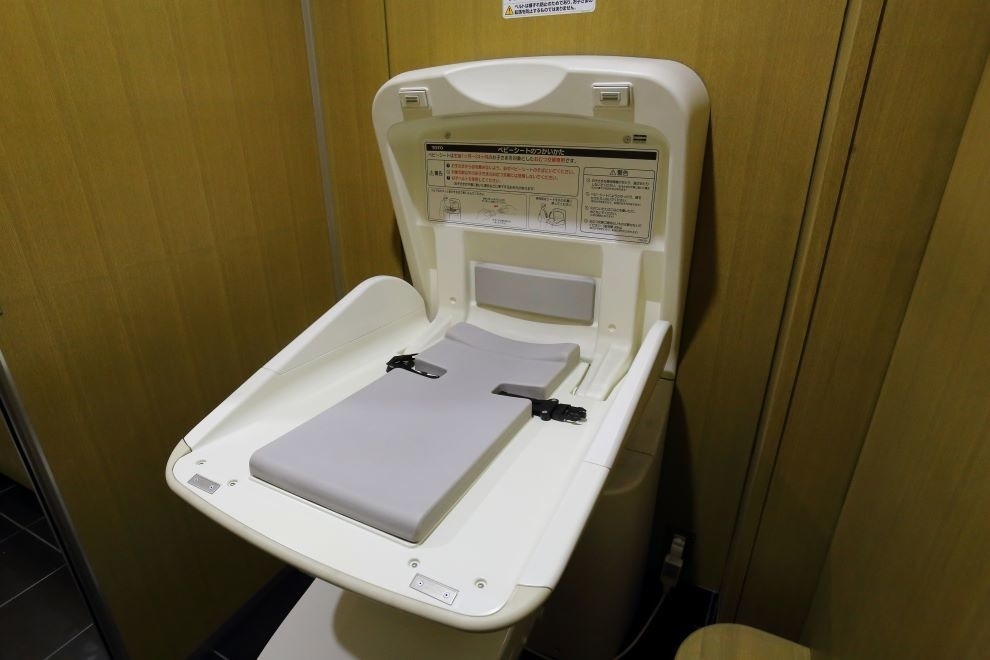 銚子松岸店,オムツ替え台