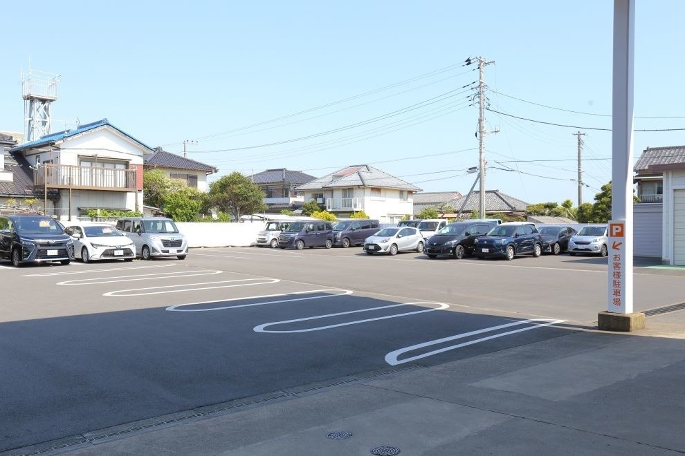 銚子松岸店,お客様駐車場