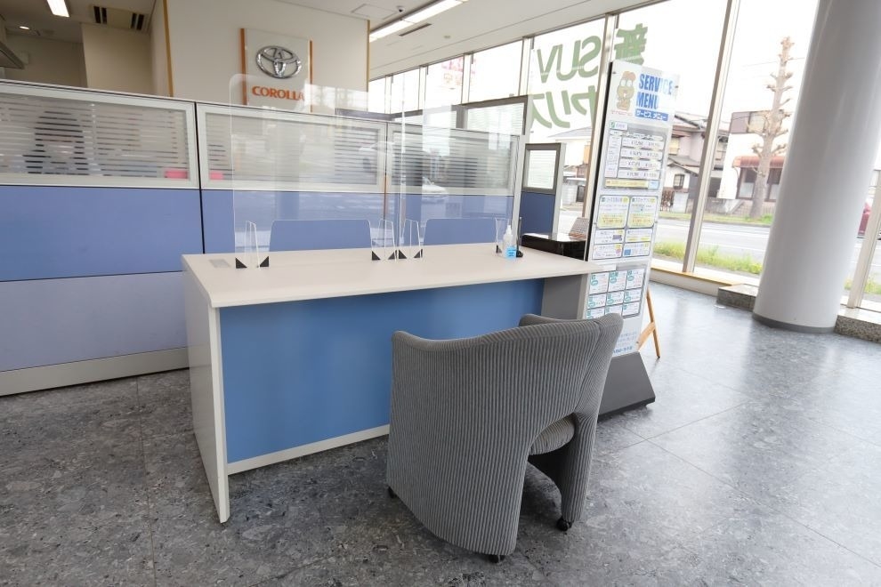 国分寺店,受付カウンター