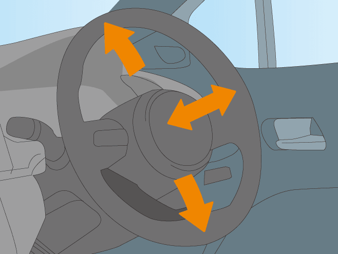 【グルメ】運転席のイラスト