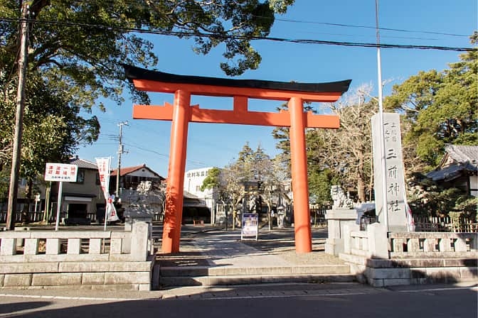 【ドライブプラン】玉前神社の鳥居