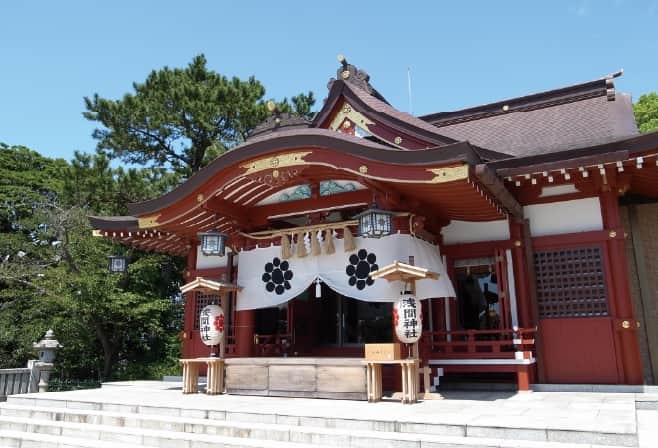 【歴史散歩】稲毛浅間神社