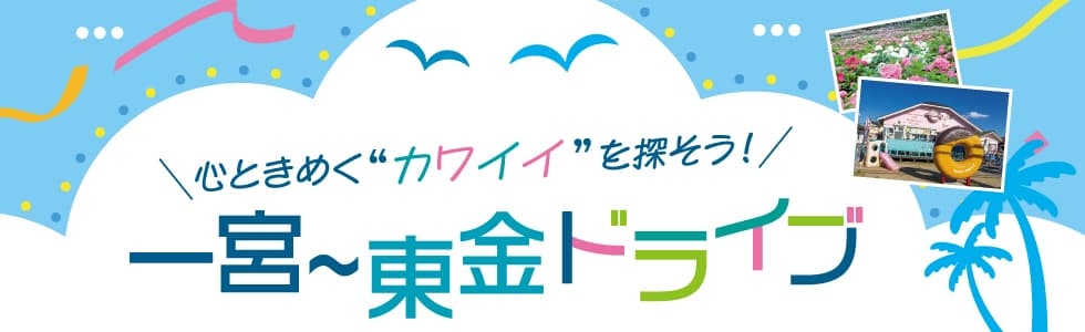 ドライブプラン 本須賀海水浴場〜九十九里ハーブガーデン