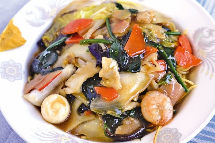 中国料理 京華苑の五目焼きそば