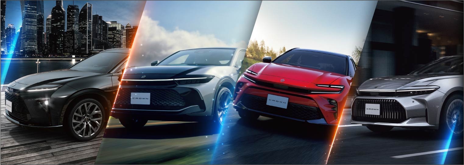 非売品 クラウン クラウンシリーズ4車種 4台セット 4つの新しい