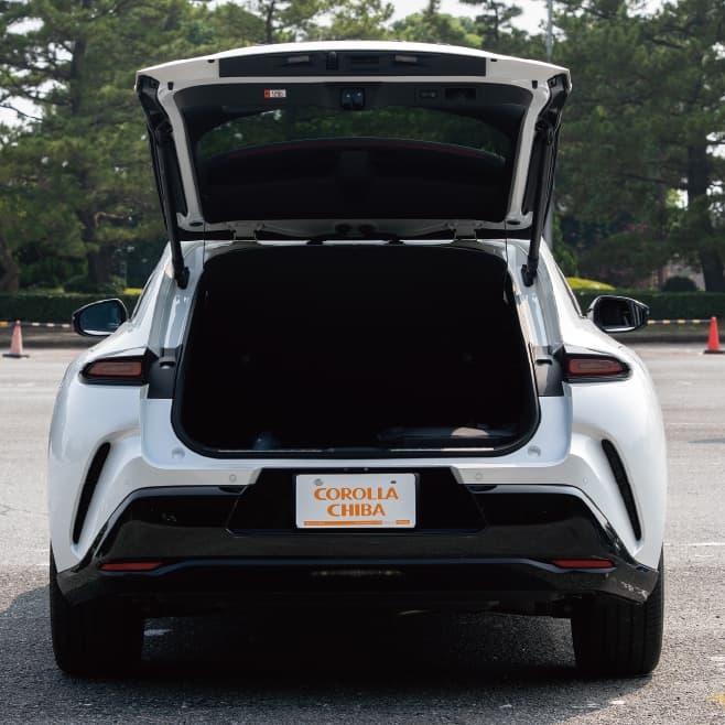 クラウンスポーツのラゲージ