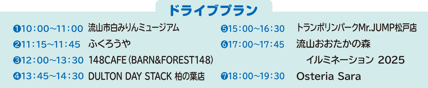 ドライブプラン