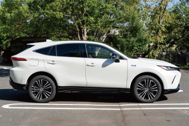 ハリアーのサイド