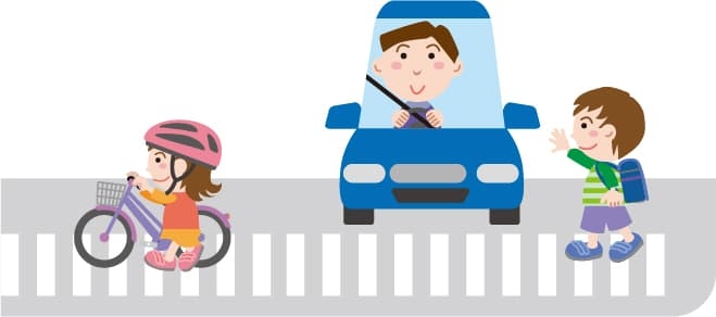 「ゼブラ・ストップ」で歩行者を守る