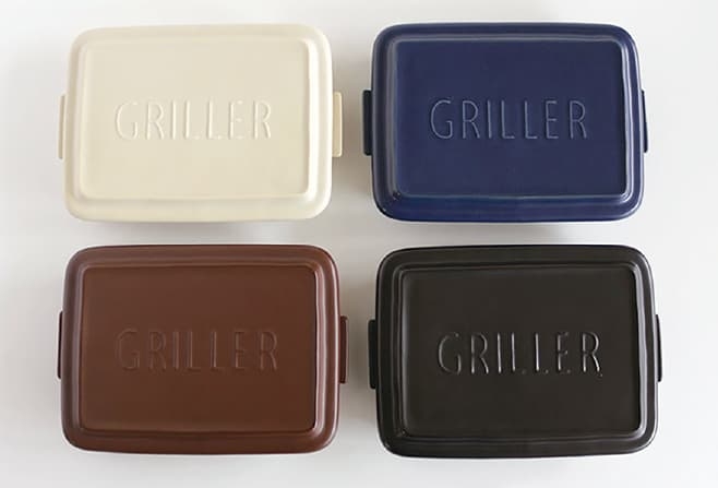 調理するうつわ グリラー（カラー展開）