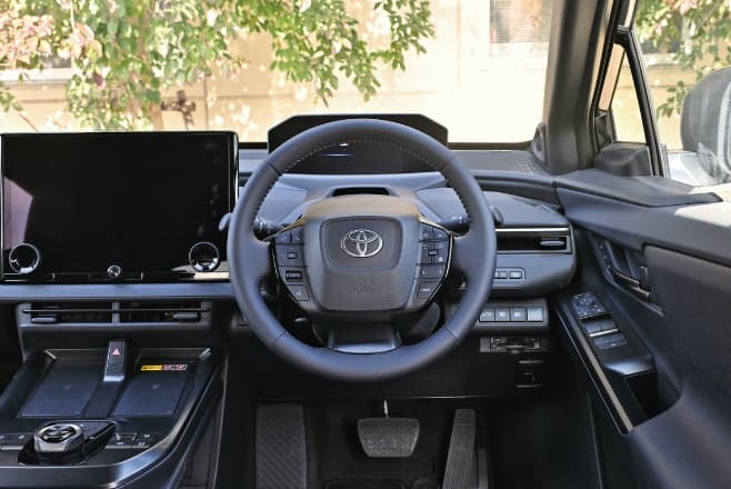 bZ4Xのディスプレイ