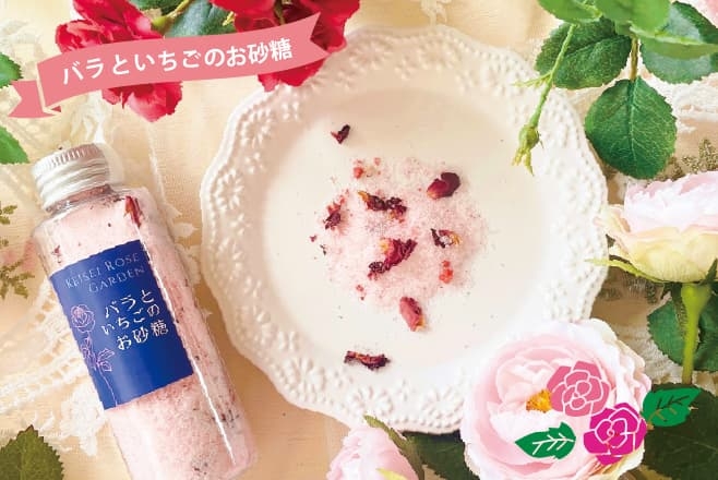 【ドライブプラン】バラといちごのお砂糖