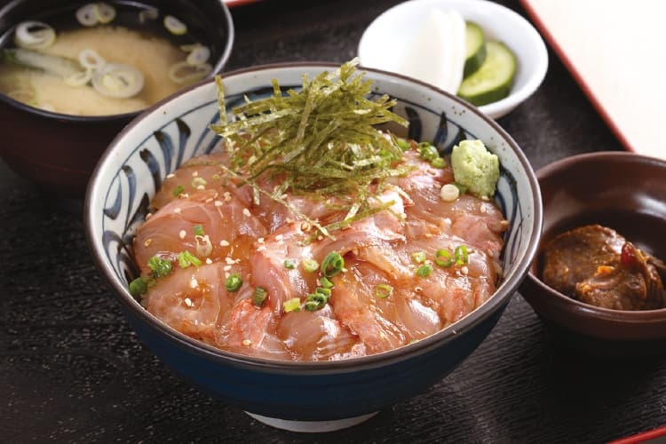 海ぼうずの金目鯛のづけ丼