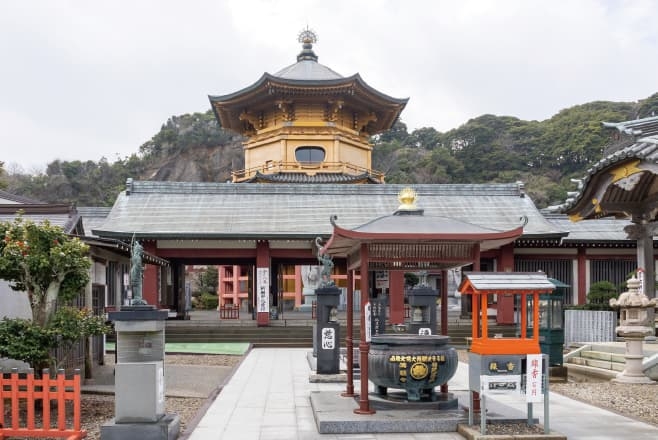 【ドライブプラン】満願寺 大塔の上層階から一望できる太平洋