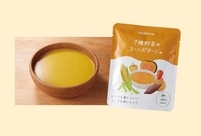 イザメシ 7種野菜のコーンポタージュ