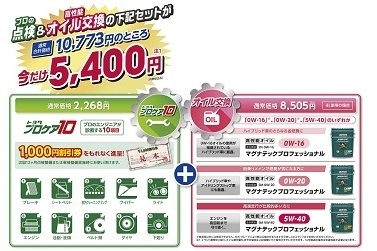 プロケア10点検オイル交換イベント