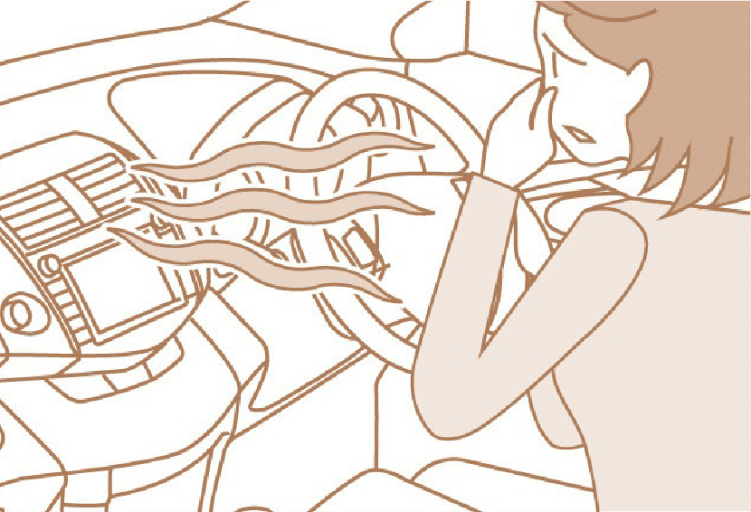 例：エアコンのカビ臭