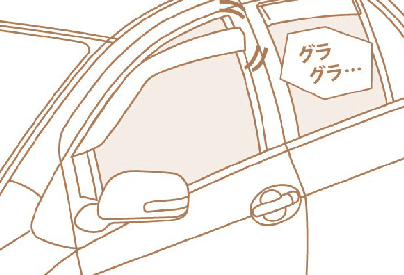 例：サイドバイザー